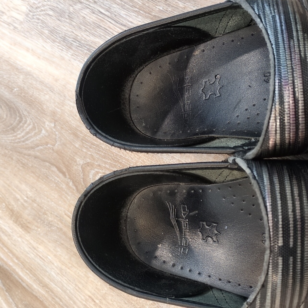 πβ€οΈπDansko Colorful Striped Women's Slip-On Clogs size 40 Euro (10 US)β€οΈππ - Picture 7 of 14